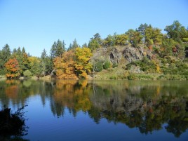 Park Průhonice - rybník Bořín